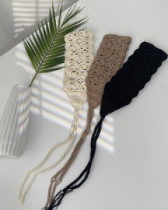 뜨개 니트 헤어밴드