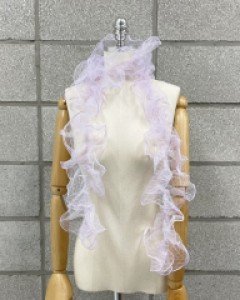 곱창 진주 장식 레이스 스카프 머플러