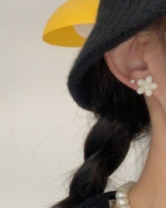 꽃 링 5개 세트 귀걸이