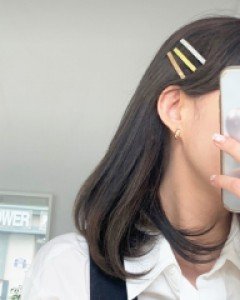 3세트 마블 집게핀 헤어핀