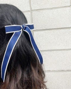 윤아 골프 리본 머리핀 머리끈