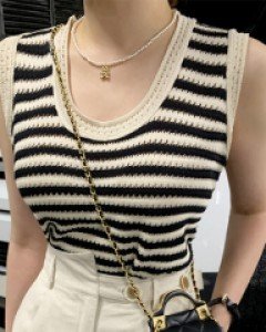 단가라 여름 니트