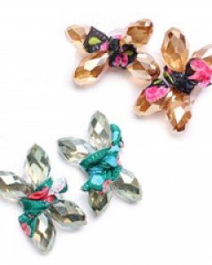 [handmade] 크리스탈소녀이어링