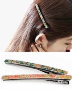 [아즈나브르] 페이즐리슬림집게핀