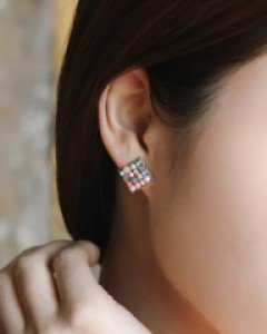 [handmade] 로망원석귀걸이