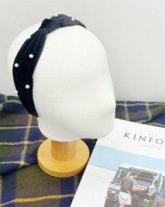 자체제작 벨벳 꼬임 강민경 머리띠 헤어밴드