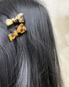 프랑스핀 호피 미니사이즈 집게핀