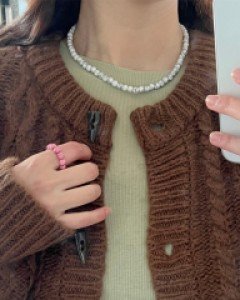 컬러 터키석 목걸이