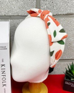 골지 오렌지 감귤 제주도 머리띠 헤어밴드 와이어