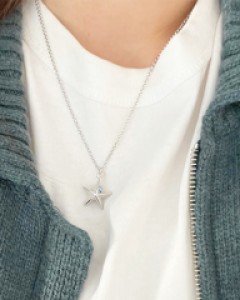 큐빅 스타 별 목걸이