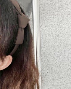 꼬임 리본 머리띠 헤어밴드