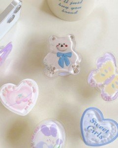 진주 워터볼 그립 스마트톡 거치대