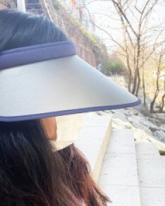 uv차단 챙넓은 일본썬캡 피코야 반투명 썬캡 산책 등산