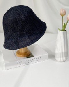 나팔 데님 벙거지 버킷햇
