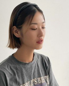 꼬임 가죽 머리띠 헤어밴드