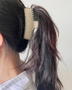 총총 진주 올림머리 집게핀