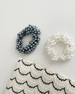 찰랑찰랑 진주 머리끈 헤어끈