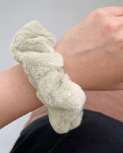 부들부들 털 퍼 곱창밴드 스크런치