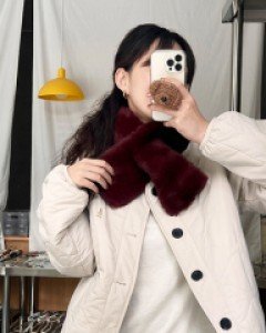 페이크 퍼 목도리 머플러