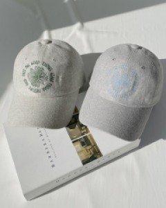 플라워 코튼 볼캡 야구모자