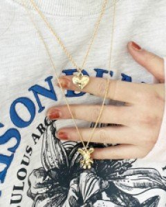 2023 토끼 팬던트 목걸이 롱