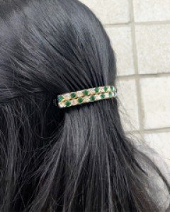 둥근 빗 큐빅 바나나핀