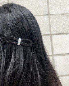 스와로브스키 셀룰로오스 자동핀 머리핀