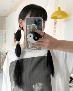 5개 세트 파스텔 고무줄 머리끈