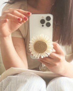 라탄 꽃 그립 톡홀더 스마트톡