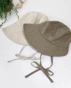 와이어 린넨 보닛햇 벙거지 버킷햇