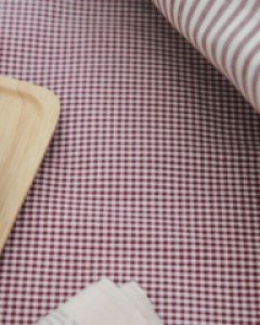 [20%세일]버건디와인체크 매트커버