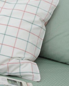 [20%세일]산뜻한 민트체크 매트커버