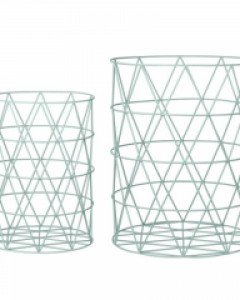 Storage Basket, Mint, Set of 2