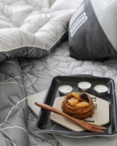 큐브라인 차렵베딩-아이보리