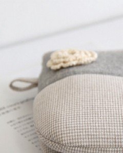 라떼체크주방장갑2p set