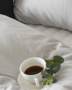소프트 워싱린넨 베딩-화이트그레이