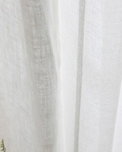 [20%sale]포레 바이오워싱린넨커튼-화이트
