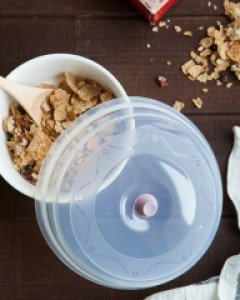 실리콘 전자레인지 폴딩커버 핑크 (2size)