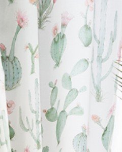 [20%sale]선인장플라워 커튼
