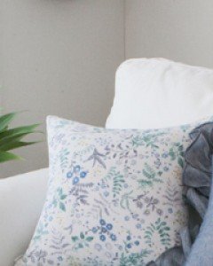 [20%sale]썸머플라워 쿠션커버&허리쿠션