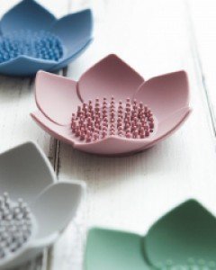 파스텔 실리콘 연꽃 비누받침2Pset(4color)