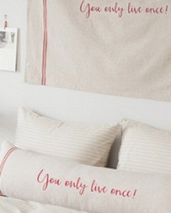 [20%할인]욜로Yolo 롱쿠션커버(2color)120*35 cm
