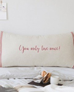[20%할인]욜로Yolo 헤드쿠션커버(2color)120*60cm