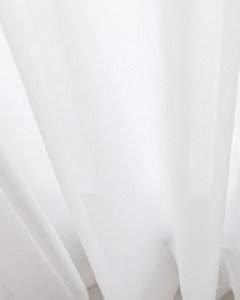 [23%sale]화이트세겹주름 이너커튼