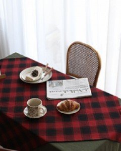 [20%sale]어텀 린넨식탁보-딥그린(3size)