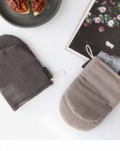 후스 헤링본 주방장갑1p (다크그레이)