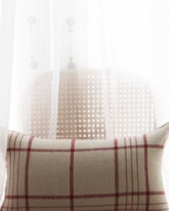 프리미엄 린넨 허리쿠션_오트밀체크(6style)