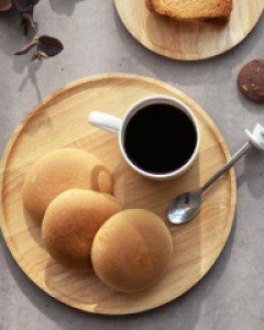 우드 원형접시 (3size)