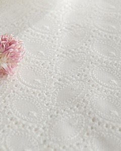 [15%sale]퓨어화이트자수 방수식탁보(대폭)