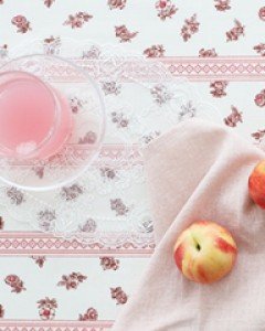 [70%sale]에스닉플라워 방수식탁보_화이트 (대폭)